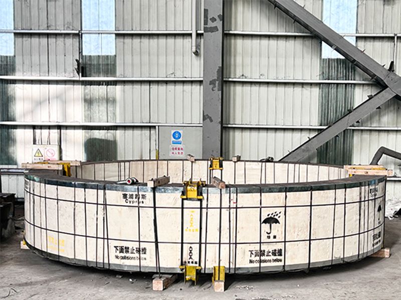 110噸的大輪帶質(zhì)量通過(guò)質(zhì)檢,成功出口